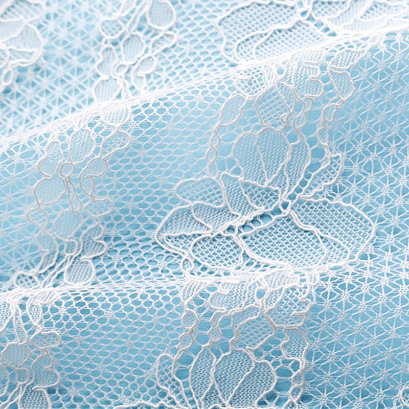 Lace Fabric Dress Cutwork Nylon for Women's Wear Wholesale Supplier 4